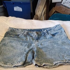 Women Denim Blue Women's Shorts Size 7
